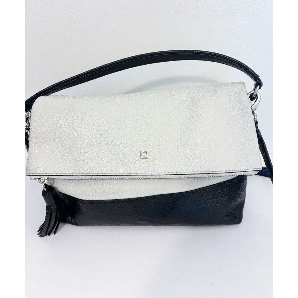 Kate Spade Southport Avenue Maria Porcelain Black Crossbody Bag Purse